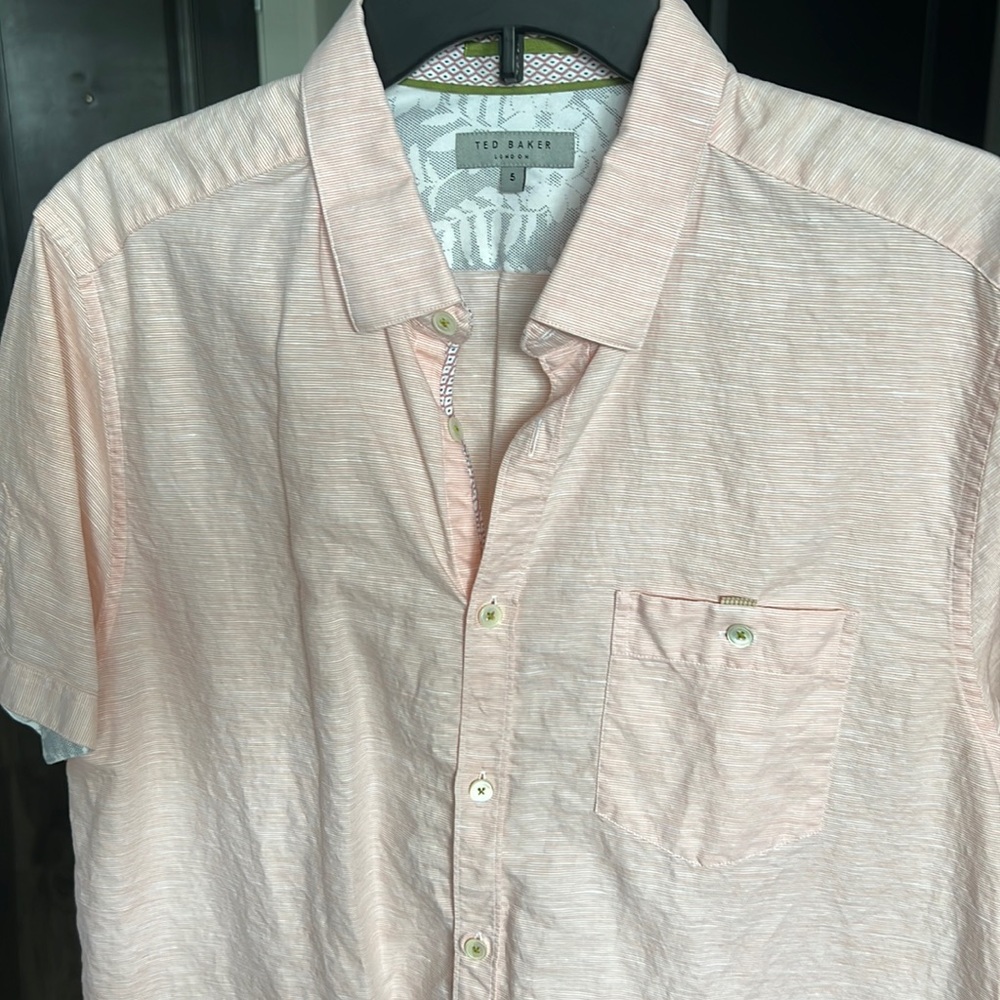 TED BAKER London short sleeve button down